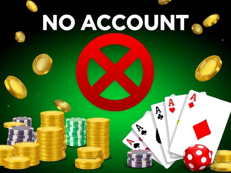 Explore the best no account casino bonuses available for instant play in 2024. Discover no deposit offers, free spins, and top-rated platforms with quick access to your favorite gambling games.